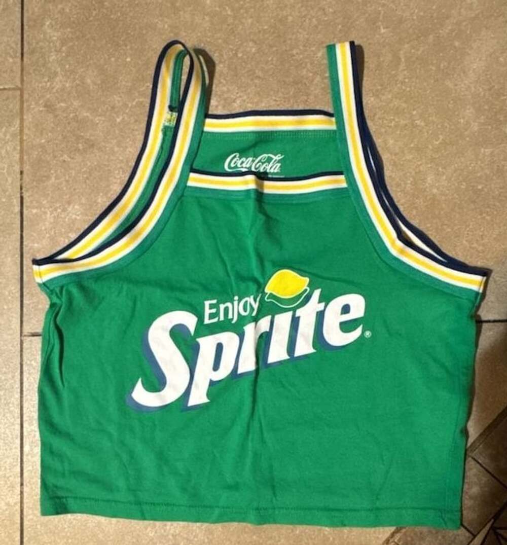 Coca-Cola Enjoy Sprite Graphic Crop Tank Top